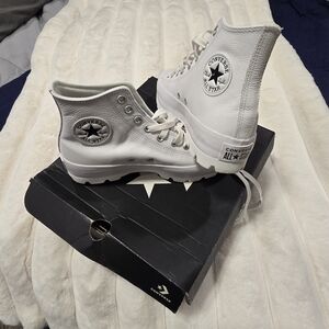 Converse All Star White High-Top Sneakers